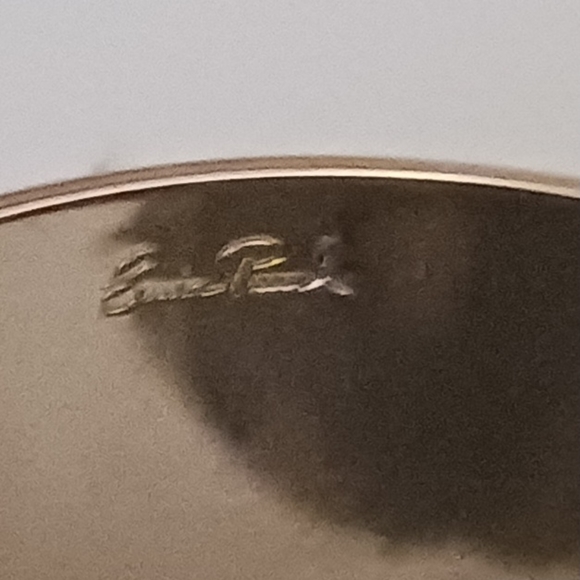 Erwin Pearl 22K Goldplated & Enamel Van Gogh "Irises" Bangle - Picture 10 of 11